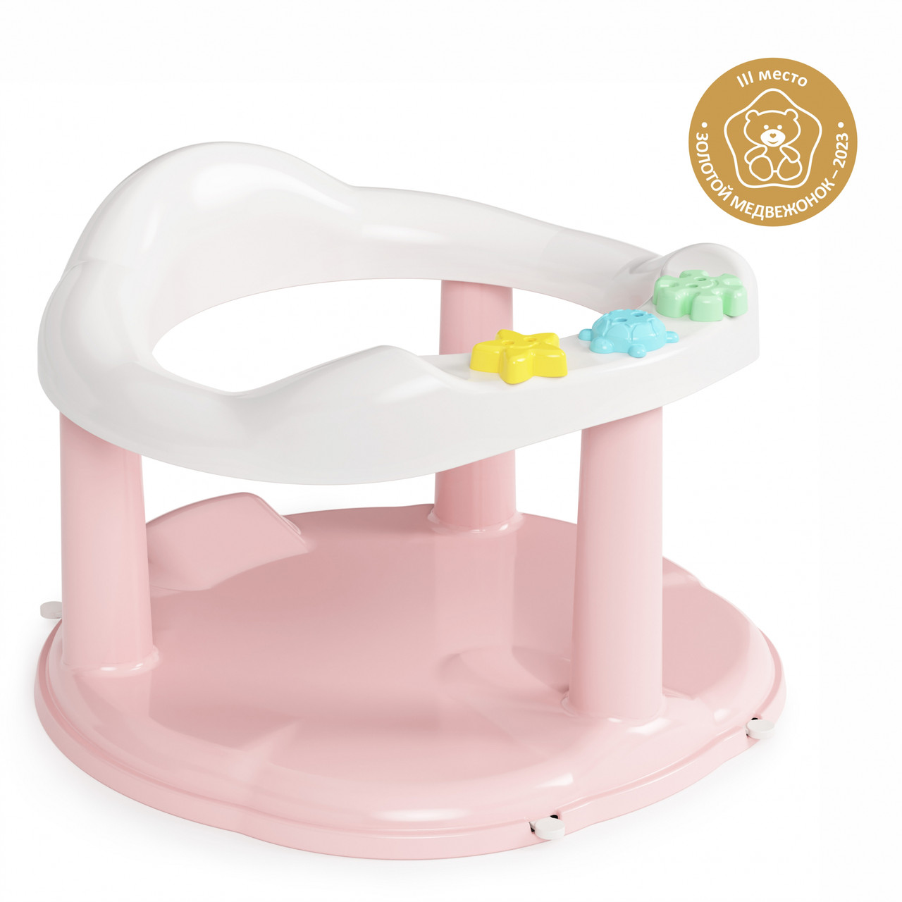 Сиденье д/купания, розовый Альтернатива пласт, фото 1