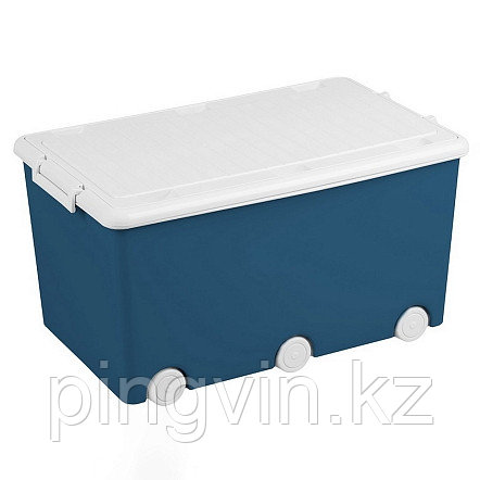 ТЕГА Контейнер многофункциональный (6 колесиков) 50 л Темно-Синий, фото 1