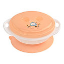 PITUSO Тарелка детская на присоске с крышкой 270 мл Orange, фото 5