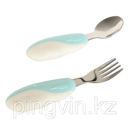 PITUSO Ложка + вилка в футляре Blue, фото 1