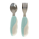 PITUSO Ложка + вилка в футляре Blue, фото 3