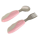 PITUSO Ложка + вилка в футляре Pink, фото 2