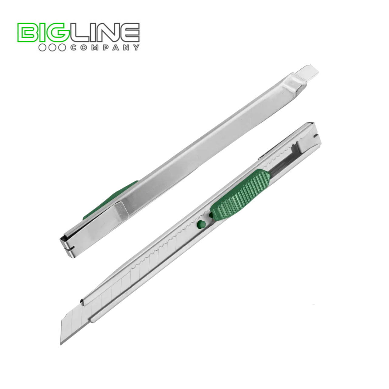 Нож с отламывающимся лезвием, нерж.корпус 9*80мм Jadever