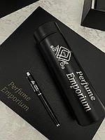 Подарочный набор «Термос + ручка с гравировкой» подарок ко Дню Учителя