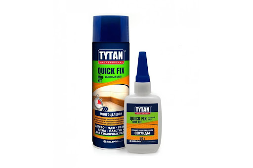 Клей монтажный Tytan Professional Quick Fix 50gr GW, 400 мл, прозрачный