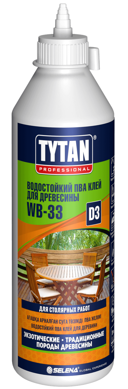 Клей монтажный Tytan Professional WВ-33, 200 мл, прозрачный