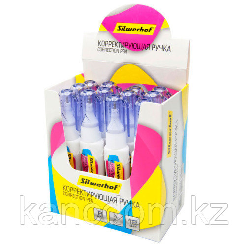 Штрих-корректор ручка Silwerhof, 6 мл 1161935
