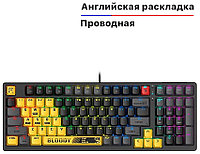 Клавиатура Bloody S98 SPORTS LIME черный