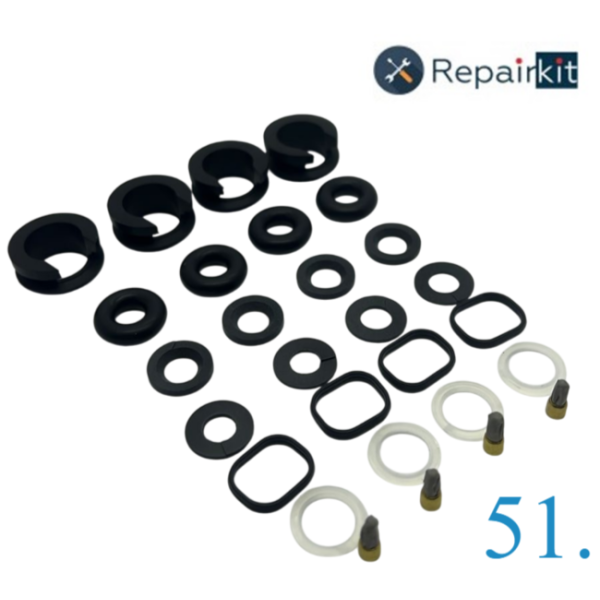 Ремкомплект впрыска топлива на 4 форсунки Toyota D4 3SFSE