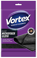Салфетка микрофибра универсал 30х50см 1шт Vortex Black 0107