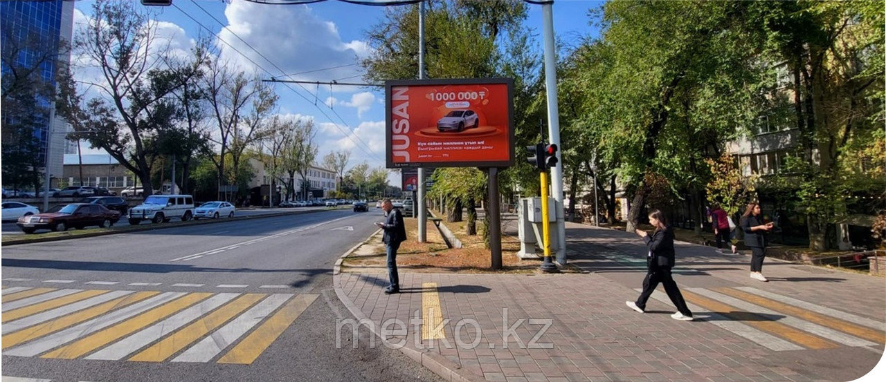 Ситиборд: Абая - Назарбаева, Северо-запад, фото 1