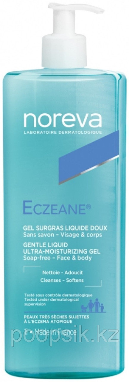 Noreva Eczeane гель очищающий гель для тела 1000 мл
