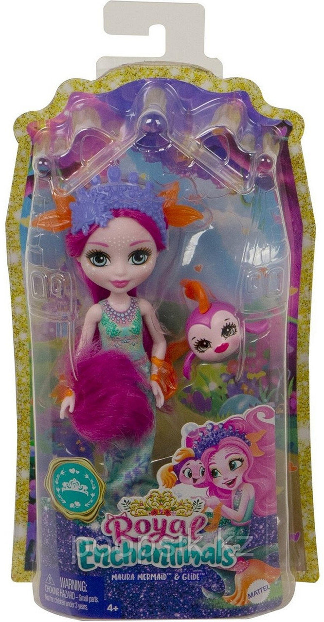 Кукла-модель Mattel Маура Русалка и Глайд 12 см