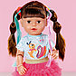 Кукла реборн Zapf creation Cестричка Брюнетка 43 см, фото 4