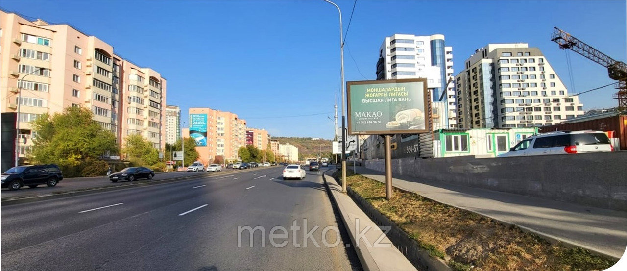 Ситиборд: Аль-Фараби - Мендикулова, юго-восток, фото 1