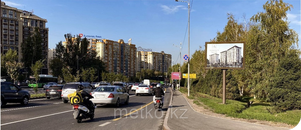 Ситиборд: Аль-Фараби - Сыргабекова, юго-восток, фото 1