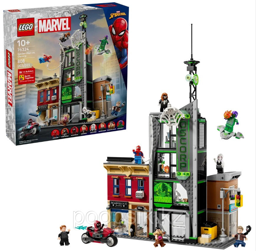 Конструктор LEGO Spider-man vs Oscorp, деталей 808 шт