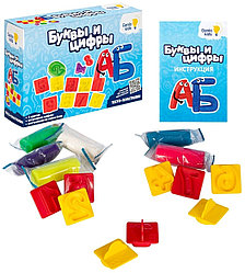 Genio Kids-Art Буквы и цифры тесто для лепки количество цветов: 6 шт