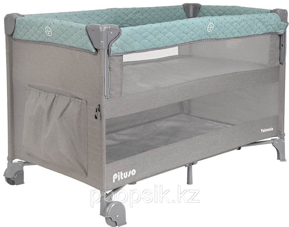 Манеж-кровать Pituso Valencia, для детей от 0 до 12 мес. без функции качания