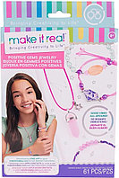 Набор для творчества MAKE IT REAL Браслеты с бусинами POSITIVE GEMS JEWELRY