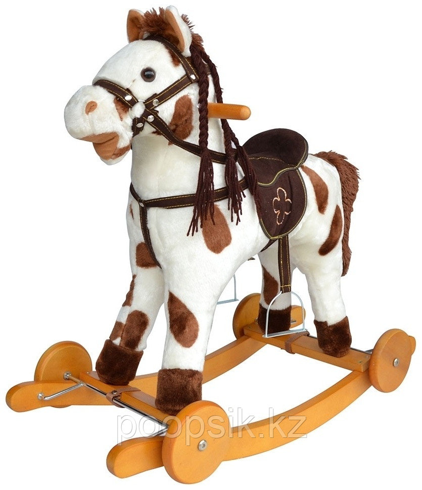 Pituso качалка GS2090W коричневый, белый