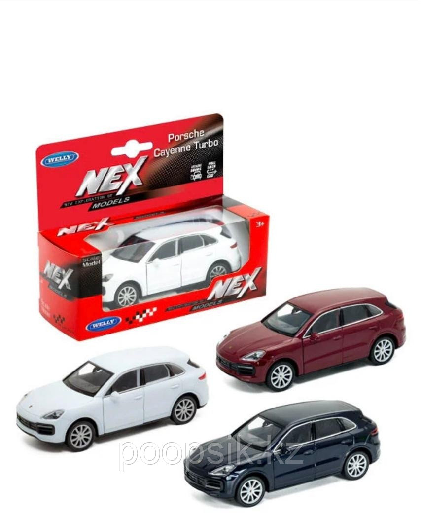Welly Porsche Cayenne Turbo 43773W, металл, белый