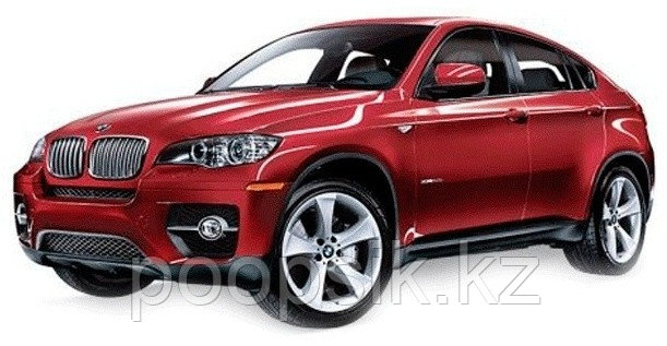 Welly BMW X6 43617, пластик, металл, красный