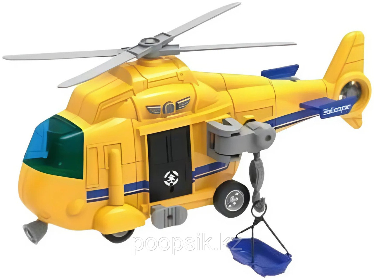 Вертолет Rescue спасатель-WY750A, пластик, мультиколор