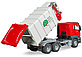 Спецтехника Bruder Мусоровоз 03-761, пластик, металл, красный, белый, фото 4