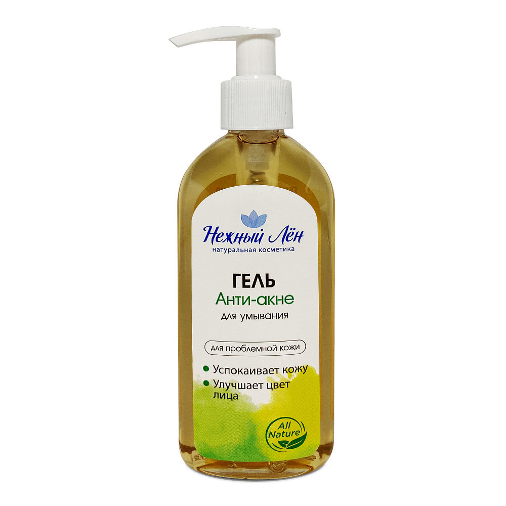 Нежный Лён/Гель для умывания Анти - Акне для проблемной кожи (серия для подростков)., фото 1