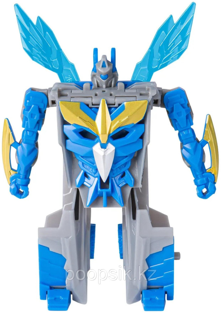 Трансформер Screechers Wild Дикие Скричеры машинка-трансформер Робот Геллер S5 62635, высота 15 см