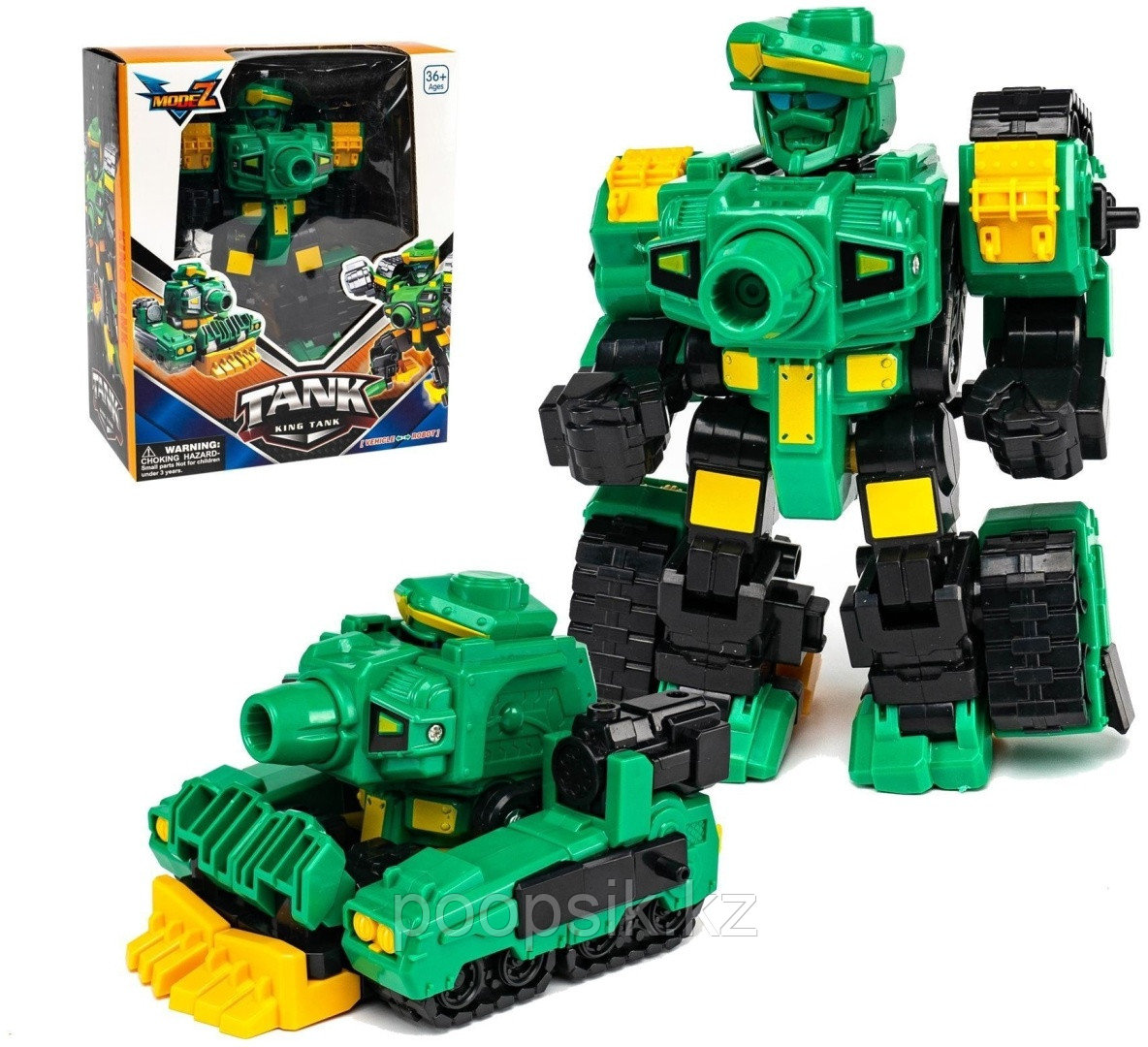 Трансформер Tobot Tank Jack Hammer Детективы Галактики , высота 15 см