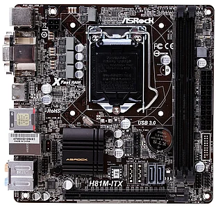 Материнская плата Intel H81 ITX