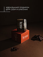 Скраб для тела конопляный с маслами "Шоколадный"