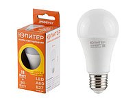 Лампа светодиодная A60 СТАНДАРТ 11 Вт 170-240В E27 3000К ЮПИТЕР