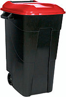 Контейнер для мусора пластик. 120л (зел. крышка) TAYG