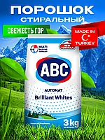 Стиральный порошок ABC Brilliant Whites New Formula Mountain Freshness 4кг