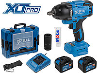 Аккум. ударный гайковерт BULL SC 1807 Xcase, XLTpro, БЕСЩЕТ., 18 В, 750 Н*м, 1/2", 2х6 А*ч, з/у 6 А