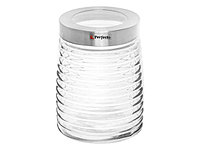 Банка для сыпучих продуктов стеклянная Ажур (Azhur) 1400 мл, PERFECTO LINEA