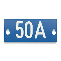 Табличка номинального тока PEM242.50 50 A, 145x60x1.5 мм