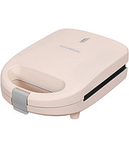Сэндвичница Hyundai HYSM-1101 600Вт бежевый