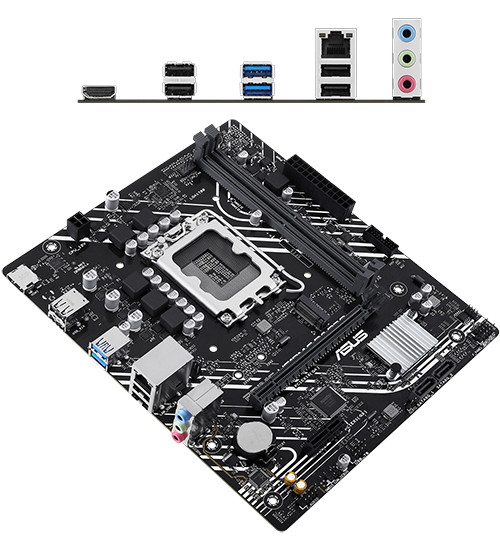 Материнская плата  ASUS PRIME H610M-F D4 R2.0, фото 1