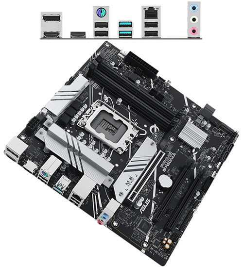 Материнская плата ASUS PRIME B760M-A-CSM mATX Socket 1700 DDR5 (B760M-A-CSM), фото 1