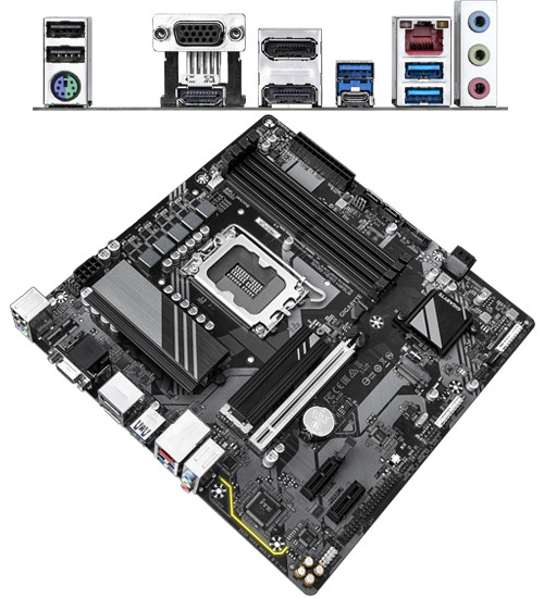 Материнская плата Gigabyte B760M DS3H GEN5 4 DDR5, фото 1