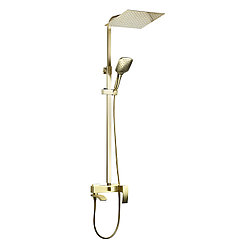 Душевая система 3в1 ATLAS DROP DP1008811 / матовое золото