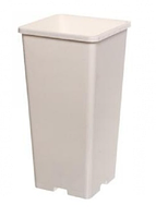 Горшок для рассады белый квадратный 2л (110х110х215мм) 0155