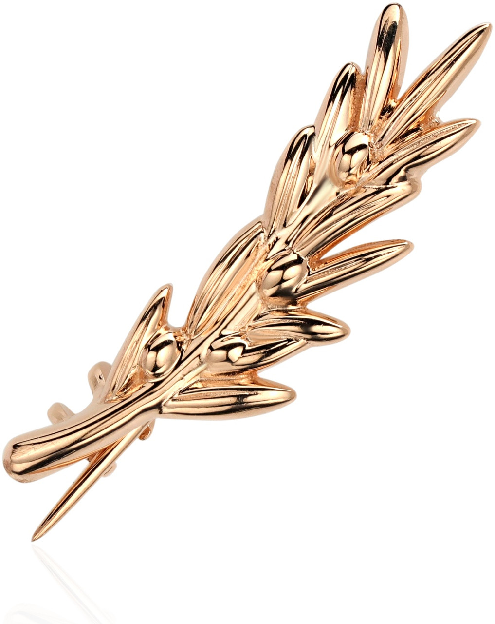 Брошь Эстет 1ЗЭ01Ш010240Э вес 1.85 г золото, без вставок, фото 1