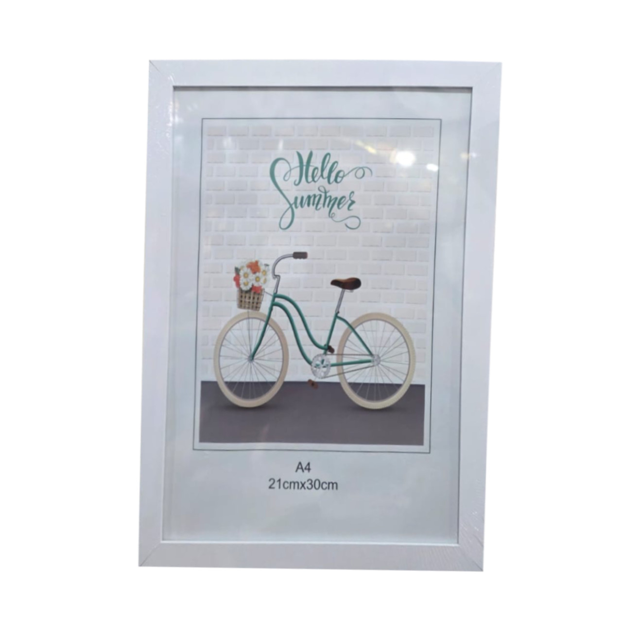 Рамка пластиковая Office, А4 белая, 21х30 см