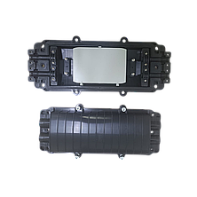 Муфта оптическая CH044 (проходная горизонтальная) до 48 волокон 2 ввода 2 вывода, фото 3