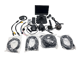 Автомобильный комплект видеонаблюдения с 4G